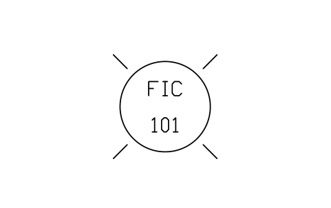 Pilot light 심볼 미리보기, 블록 ISA_PILOT_LIGHT