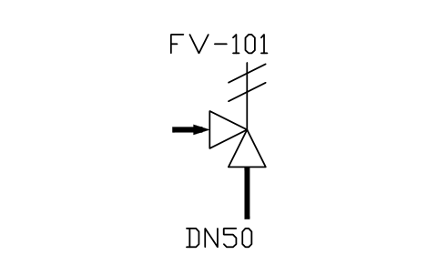 Vacuum safety valve 심볼 미리보기, 블록 ISA_PSV_VACUUM