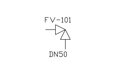 Angle valve 심볼 미리보기, 블록 ISA_VALVE_ANGLE