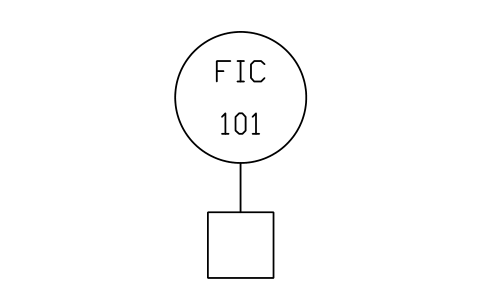 Transmitter, close elem. box 심볼 미리보기, 블록 ISA_XMTR_GRAPHIC_CLOSE