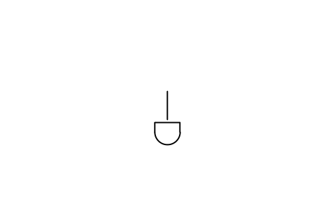 符號 Agitator, anchor 的預覽，圖塊名 PID_AGITATOR_ANCHOR