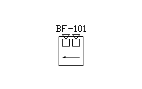 符號 Bag filling machine 的預覽，圖塊名 PID_BAG_FILLING