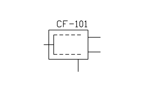 符號 Centrifuge, pusher type 的預覽，圖塊名 PID_CENTRIFUGE_PUSHER