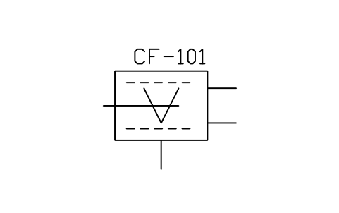 符號 Centrifuge, screw, perforated 的預覽，圖塊名 PID_CENTRIFUGE_SCREW_PERF