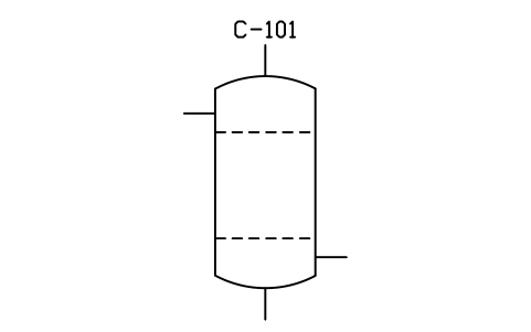 符號 Column (general) 的預覽，圖塊名 PID_COLUMN