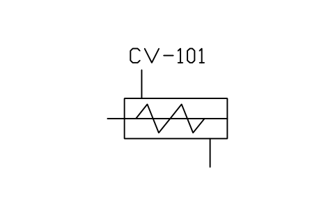 符號 Conveyor, screw type, closed 的預覽，圖塊名 PID_CONVEYOR_SCREW