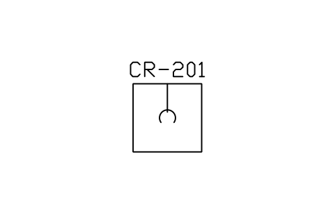 符號 Crane 的預覽，圖塊名 PID_CRANE