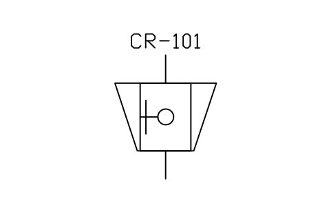符號 Crusher, jaw type 的預覽，圖塊名 PID_CRUSHER_JAW