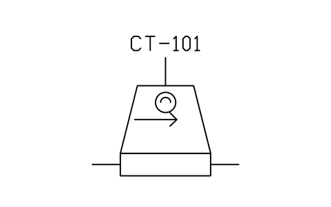 符號 Cooling tower, wet induced draught 的預覽，圖塊名 PID_CT_WET_INDUCED