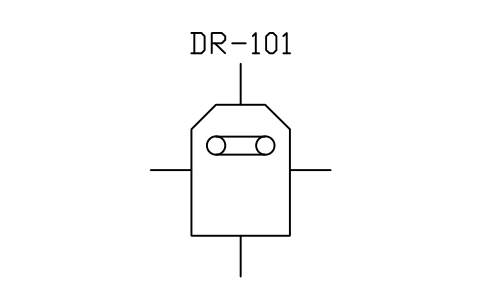 符號 Belt drier 的預覽，圖塊名 PID_DRIER_BELT