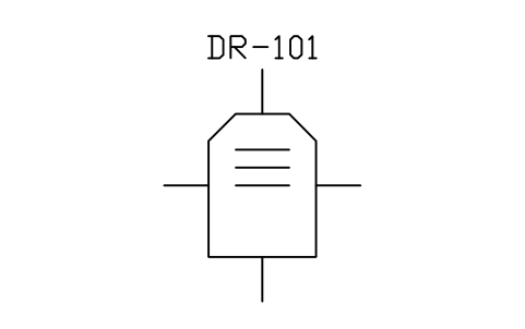 符號 Drying oven, shelf drier 的預覽，圖塊名 PID_DRIER_OVEN