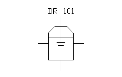 符號 Turbo / disc drier 的預覽，圖塊名 PID_DRIER_TURBO