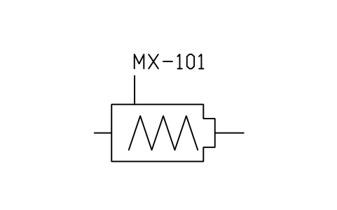 符號 Extruder, screw type 的預覽，圖塊名 PID_EXTRUDER_SCREW