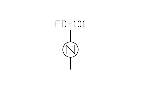 符號 Proportional feeder (general) 的預覽，圖塊名 PID_FEEDER