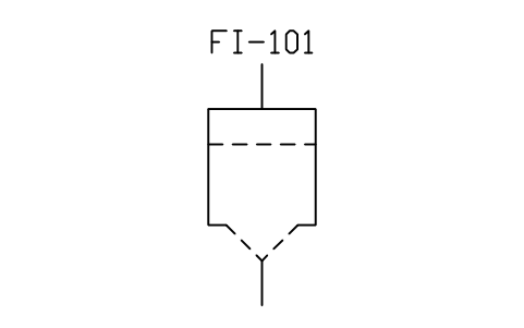 符號 Gas filter (general) 的預覽，圖塊名 PID_FILTER_GAS