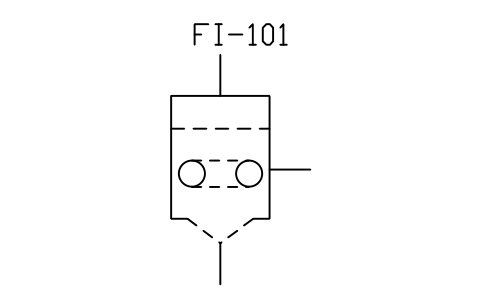 符號 Gas filter, belt / roll 的預覽，圖塊名 PID_FILTER_GAS_BELT