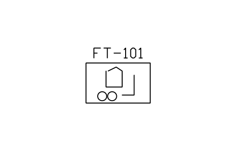 符號 Forklift truck 的預覽，圖塊名 PID_FORKLIFT_TRUCK