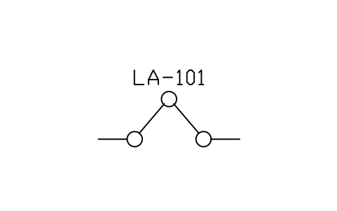 符號 Loading arm 的預覽，圖塊名 PID_LOADING_ARM
