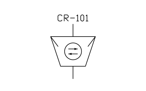 符號 Mill, vibration type 的預覽，圖塊名 PID_MILL_VIBRATION