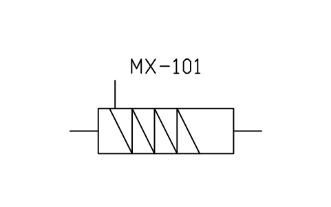 符號 Mixing path 的預覽，圖塊名 PID_MIXING_PATH