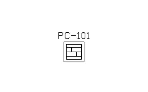 符號 Protective pallet covering 的預覽，圖塊名 PID_PALLET_COVERING