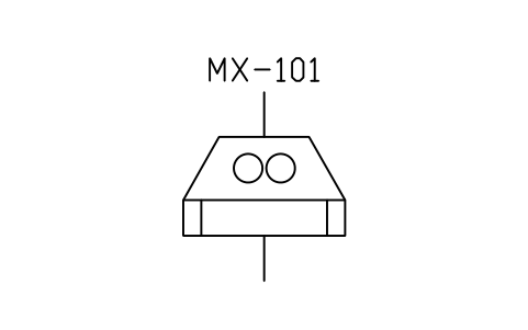 符號 Press, roller type 的預覽，圖塊名 PID_PRESS_ROLLER