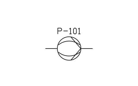符號 Jet / ejector pump 的預覽，圖塊名 PID_PUMP_JET