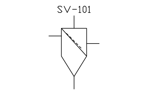 符號 Screening device, coarse rake 的預覽，圖塊名 PID_SCREEN_COARSE_RAKE