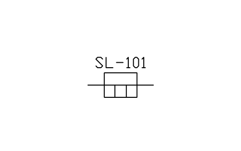 符號 Silencer 的預覽，圖塊名 PID_SILENCER
