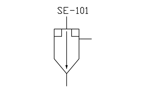 符號 Solidifier, closed type 的預覽，圖塊名 PID_SOLIDIFIER_CLOSED
