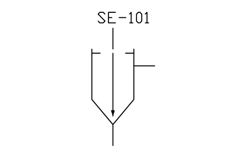 符號 Solidifier, waste water plant 的預覽，圖塊名 PID_SOLIDIFIER_WASTEWATER