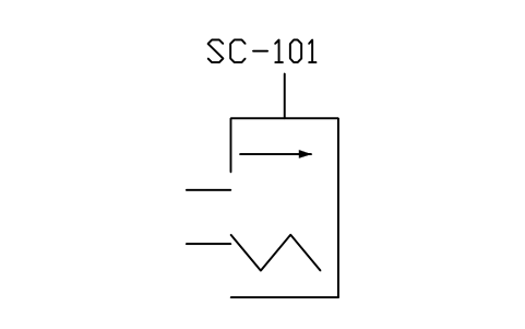 符號 Spray cooler 的預覽，圖塊名 PID_SPRAY_COOLER