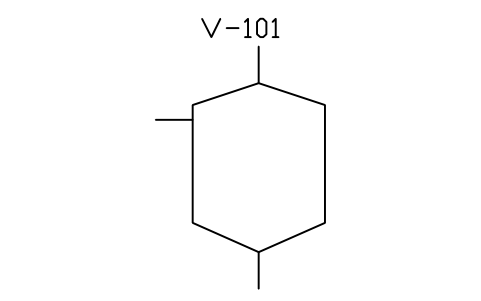符號 Vessel, conical roof and bottom 的預覽，圖塊名 PID_VESSEL_CONE_ROOF_BOTTOM