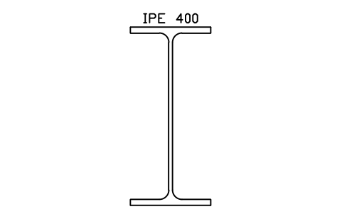 Anteprima del simbolo IPE 400, blocco SEC_IPE400