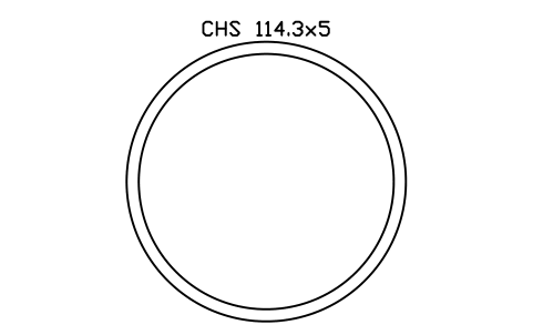 Aperçu du symbole CHS 114.3x5, bloc SEC_CHS114.3X5