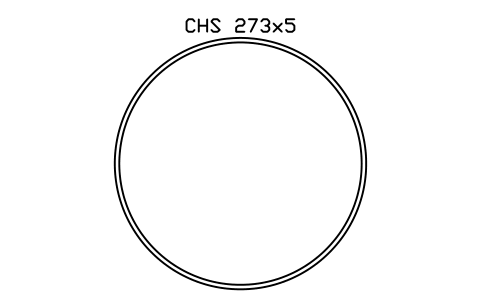 Aperçu du symbole CHS 273x5, bloc SEC_CHS273X5
