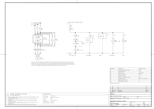 C07 Soft starter with bypass contactor