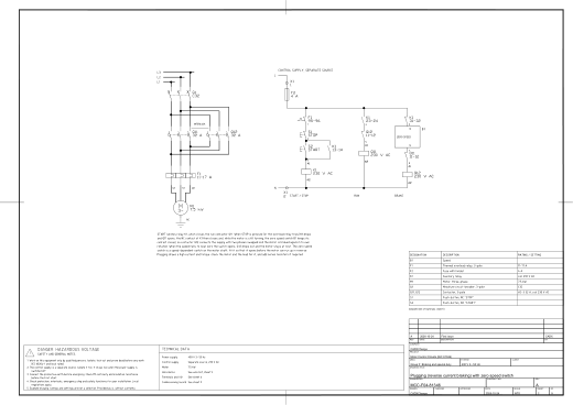F04 Plugging (reverse current braking) with zero speed switch