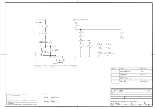 G13 Compressor with pressure switch and star-delta start
