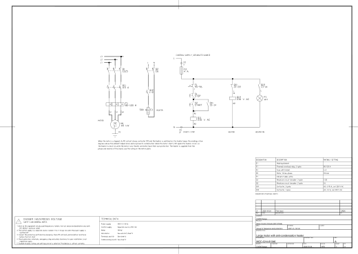 G14 Large motor with anti-condensation heater