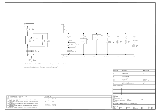 C08 Soft starter with bypass, soft stop and indication