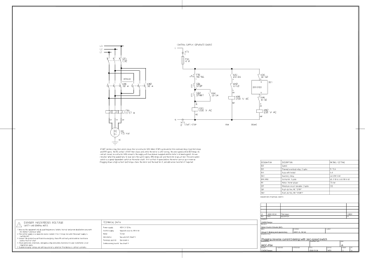 F04 Plugging (reverse current braking) with zero speed switch