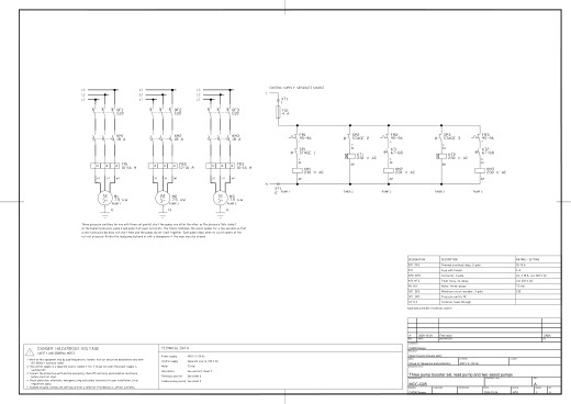G05 Three pump booster set, lead pump and two assist pumps