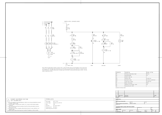 G07 Cooling water pump with flow switch