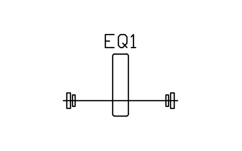 Vorschau des Symbols Weight bench with barbell, Block ARCH_CARE_WEIGHT_BENCH