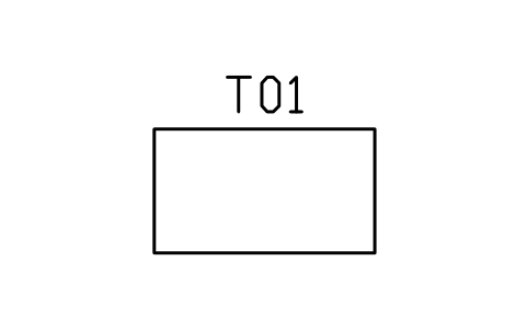 Vorschau des Symbols Dining table, rectangular, Block ARCH_DINING_TABLE_RECT