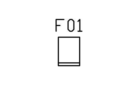 Vorschau des Symbols Filing cabinet, Block ARCH_FILING_CABINET