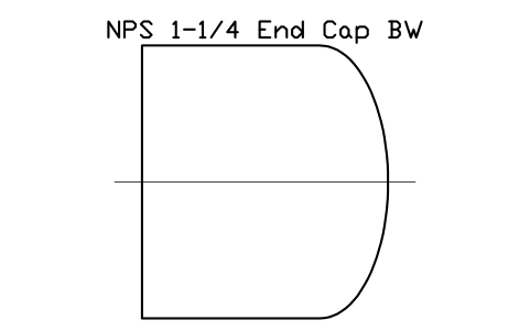 Vorschau des Symbols NPS 1-1/4 End Cap BW, Block FIT_B169_CAP_1.25