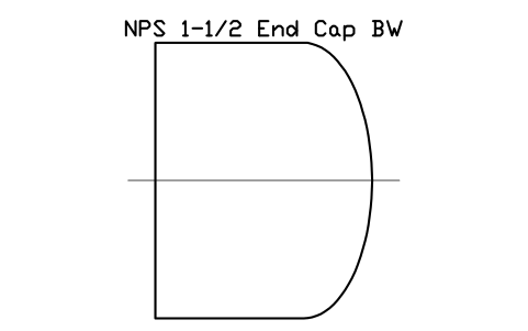 Vorschau des Symbols NPS 1-1/2 End Cap BW, Block FIT_B169_CAP_1.5