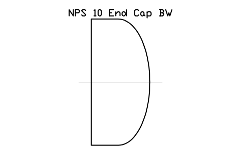Vorschau des Symbols NPS 10 End Cap BW, Block FIT_B169_CAP_10
